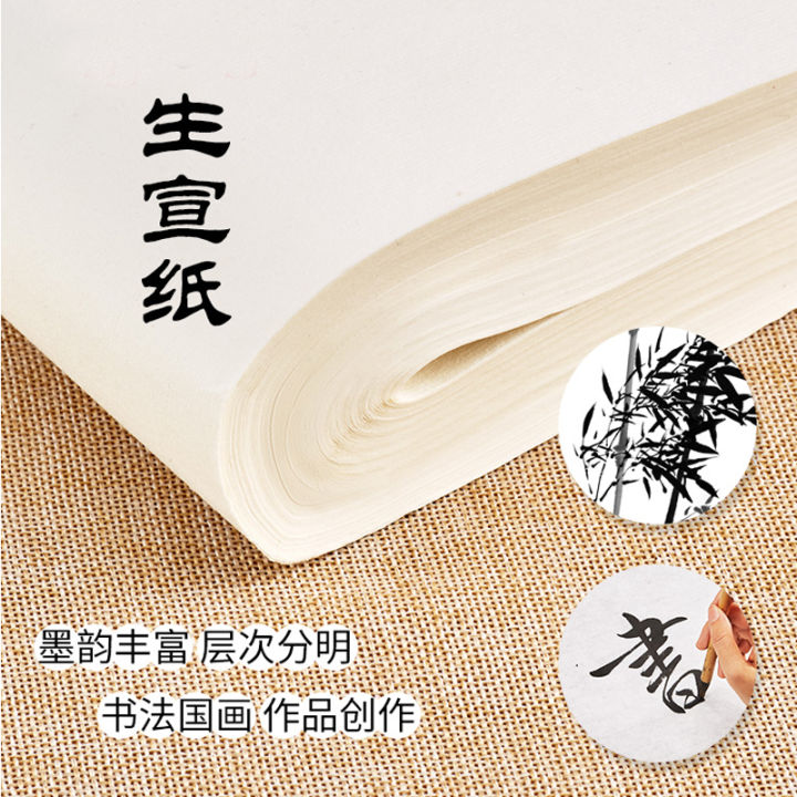 Chinese Painting Rice Paper 4 Feet Semi-Open 3 Open 4 Open Scenic ...
