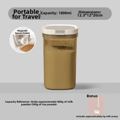 Ankou | Portable Milk Powder Storage Container Airtight Dispenser Box