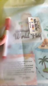 Busy Book Seri Bendera Negara Dunia World Flag Activity Book Wipe and Clean