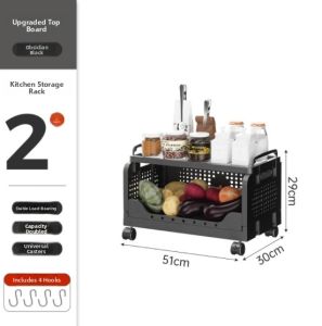 under Desk Bookshelf Mobile Storage Rack for Stationery And Books Small Cart Student Essential Simple Style with Hole Board