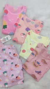 [JUMBOLAND] 5-8th. setelan organik baju tidur import anak perempuan. motif random.