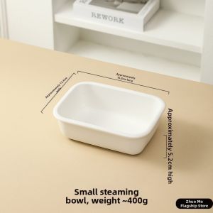TEKANAI | Ceramic Microwave Plate Long Rectangle Steaming and Baking Dish