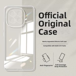 imobile | Ultra Thin Transparent Silicone Phone Case for IQOO Z10 Turbo Full Protection
