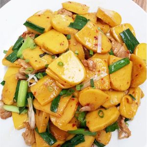 Jiangxi Gannan Hakka Flavor Authentic Tiancun Huangyuan Rice Cake Jiangxi County Specialty Traditional Handmade Yellow Rice Cake Glutinous Rice