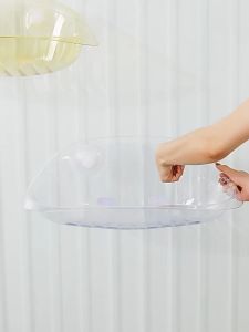 Doge&Orange พร้อมส่ง เปลแมวติดกระจก ที่นอนแมวติดกระจก แบบใส รับน้ำหนักได้ 20 kg. มี 3 สี COD PU19