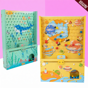 Wooden Interactive Catching Machine Educational Toy
