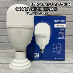 INTERLUC LED BULB 25W 25 WATT CAHAYA PUTIH SNI GARANSI 1 TAHUN