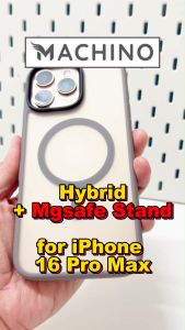 Machino iPhone 16 Pro Max | 16 Pro | Plus | 16 Hybrid View Magnetic Compatible Drop Protection Case Casing