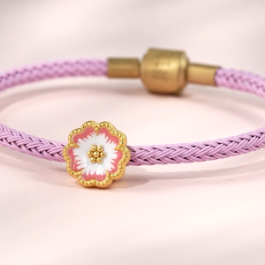 Chow Sang Sang 周生生 V&A The Art of Nature 999 Gold Flower Charm 95244C (Bracelet Not Included)