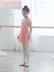 Ballet waist band leotard chiffon skirt ballet chiffon wrap skirt girls ballet chiffon wrap skirts dance skirt for toddlers kids Adut