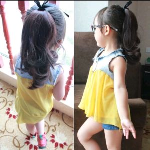 rambut wig ekor kuda ponytail Curly ekor kuda/hair clip/tali ponytail ikat rambut palsu