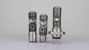 Bóng Đèn Pha Xe Máy Hai Màu LED H4 Hi Lo Beam Universal Fit Cho Yamaha Kawasaki Suzuki - 6000K Tuổi Thọ 50.000 Giờ