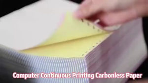 continuous forms computer printing carbonless paper 9.5"*11"/9.5"*5.5" for dot Matrix printer