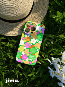 Original Jimu Block Acrylic Phone Case Floral Oil Painting Design for Huawei Xiaomioppo Vivo Eco Friendly Artistic Style