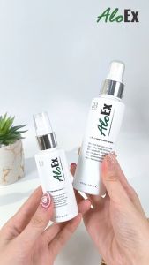 AloEx Organic Hair Serum 120 ml. ขวดใหญ่ เซรั่มบำรุงหนังศีรษะและเส้นผม ลดผมร่วง สร้างผมใหม่ รากผมแข็งแรง เพิ่มผมหนา