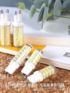 G9 lamp bead LED pin bulb 220V energy-saving chandelier light source three color dimming