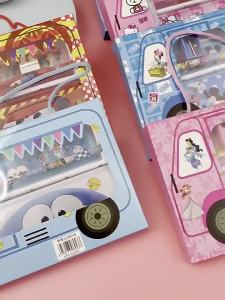 5in1 Cartoon School Set Cute Childrens Pencil Set Birthday Gift Perfect for Kindergarten Gifts