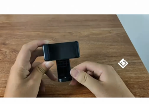 Holder U 360 Derajat Holder Jepit Smartphone Rotasi Putar Tongsis Monopod Horizontal Vertikal