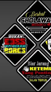 GANTUNGAN KACA AKRILIK VARIASI KACA BISA REQUEST NAMA WARNA