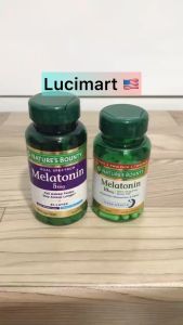 Viên uống hỗ trợ giấc ngủ Melatonin 10mg Nature’s Bounty hũ 60 viên [Hàng Mỹ]