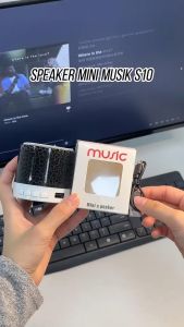 SPEAKER MINI BLUETOOTH MUSIC BOX BERCORAK WARNA-WARNI S10