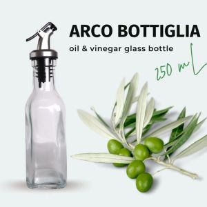 ARCO BOTTIGLIA 250 mL | Botol Kaca Cuka & Minyak | Oil Vinegar Bottle