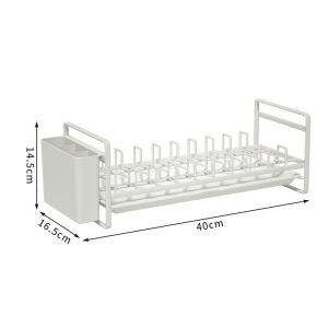 Bowl and Plate Storage and Draining Organizer