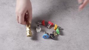 High pressure washer quick connect adapter 1/4 "quick plug with nozzle pressure washer accessory car garden cleaning