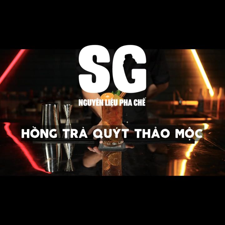 Siro Ổi Hồng Thảo Mộc | Syrup Pink Herbal | Chai 750ml | Nguyên Liệu Pha Chế SG