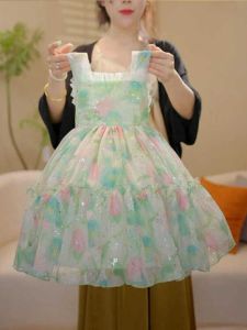 Váy Công Chúa Cho Bé Gái Mùa Hè Mới Váy Cho Bé Gái Phong Cách Ngọt Ngào Họa Tiết Hoa Váy Mùa Hè Cho Bé Gái