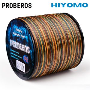 PROBEROS Dây Câu Cá Siêu Pe Dây Bện X4 300M 500M Phụ Kiện Câu Cá Biển Dây Đúc Dây Câu Chính Nước Mặn Câu Cá 10LB 20LB 30LB 40LB 50LB 60LB 80LB 100LB