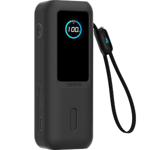 Silicone Case for Anker Zolo 25000mAh 165W Power Bank Portable Charger Protective Case Travel Carrying Case TF/SIM storage Bag