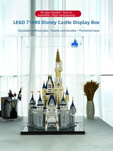 POP BRICKS | Transparent Dustproof Display Box for Lego Model 71040 Acrylic