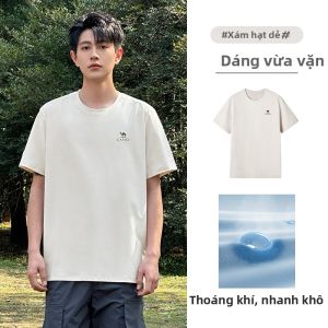 CAMEL | Áo Thun Rộng Nhanh Khô Mới 2026