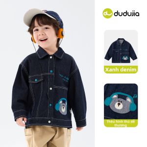 DUDUJIA | Áo Khoác Jean Chống Phai Màu