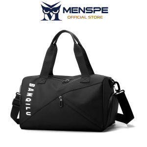 MENSPE Mens Fitness Bag Sports Bag Fashion Travel Bag Luggage Bag Waterproof Handbag Outdoor Sling Bag Gym Fashion Men Women Dry Wet Separation Portable Travel Yoga Swimming Bag