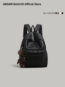 URCDN RDALVO | Soft Leather Commuter Backpack Large Capacity 2026 New