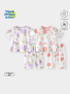 TONGLIANCHUXIN | Short-sleeved Cotton Summer Lightweight Toddler Clothes Set