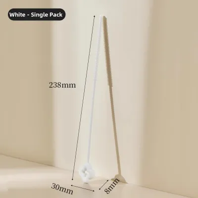 noooth|Portable Long Bristles Silicone Straw Brush for Baby Bottles and Cups
