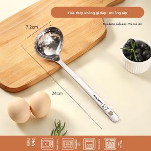 CHUANGSHUNFU | Muỗng Nước Số Phân 316L Thép Không Gỉ Đạt Tiêu Chuẩn Thực Phẩm