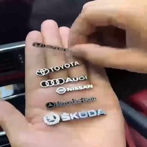 (แท้ พร้อมสต็อก) โลโก้รถ สติกเกอร์โลโก้โลหะ 3D สําหรับติดตกแต่งภายในรถยนต์