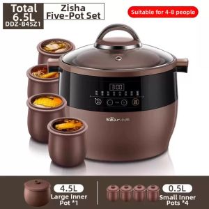 Bear | Automatic Smart Ceramic and Purple Clay Cooking Pot Large Capacity