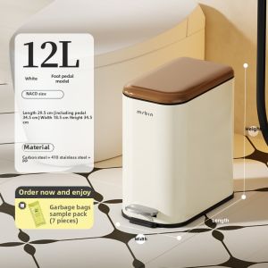 MR.Bin | Retro Green Household Trash Can