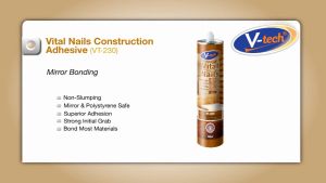 V-TECH VITAL NAILS CONSTRUCTION ADHESIVE SEALANT VT230 SILICONE (WOOD SKIRTING) l PELEKAT l 胶黏