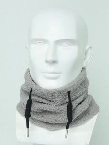 Autumn Winter Teddy Velvet Warm Thickened Windproof Multifunctional Skiing Scarf Neck Gaiter for Outdoor Sports Cold Protection