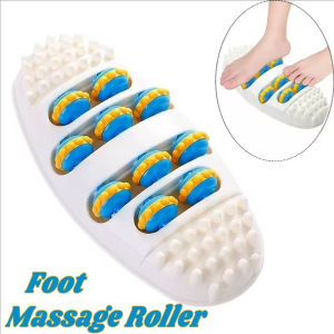 Dorisna Foot Massage Roller Relieves Fatigue Plantar Muscle Relaxation Tool Reflexology Roller Foot Acupressure Spiked Roller
