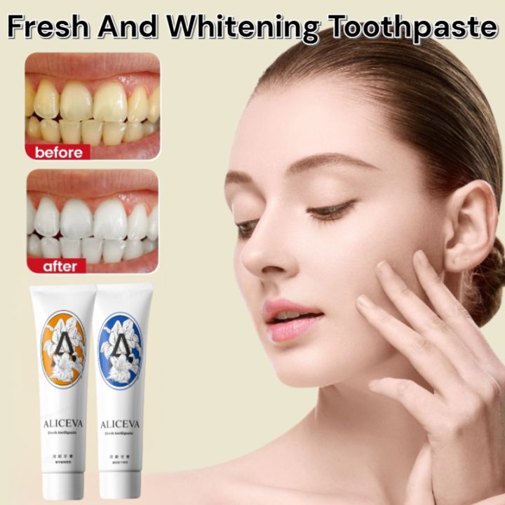 Fresh And Whitening Toothpaste Fresh Breath Toothpaste Removes Tooth Stains Tartar Remover