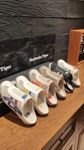 2025100% Original Tiger Shoes Mexico 66 Spring/Summer Fashion Mens Shoes Womens Shoes Mesh Breathable Slippers Casual Shoes Lightweight and Comfortable Sandals Khaki