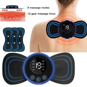 EMS Mini Electric Massager Stimulator Neck Pain Relief Back Leg Relaxation Tool Cervical Handheld Massage