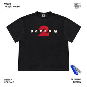 Cool American Street Style Loose Fit Short Sleeve T-Shirt Heavyweight 250g Retro Print Casual Cotton Summer Top for Women